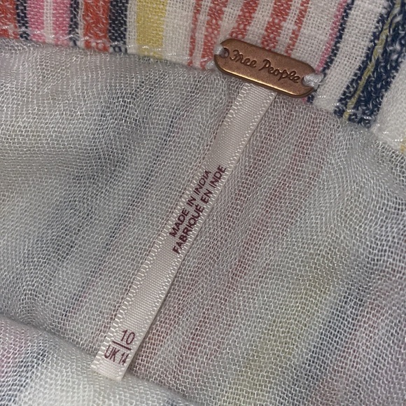 Free People Aubrey Sarong Midi Skirt Cotton Gauze True Wrap size 10 - Picture 11 of 11